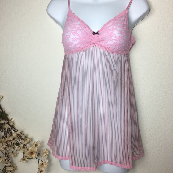 Victoria's Secret Other - Victoria’s Secret Sheer Lace Cami Sz M